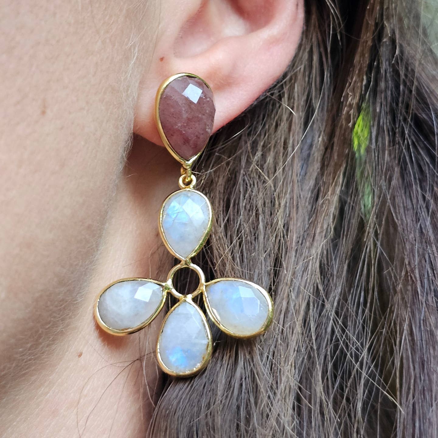 Collection Premium : Boucles d’oreilles Aluna
