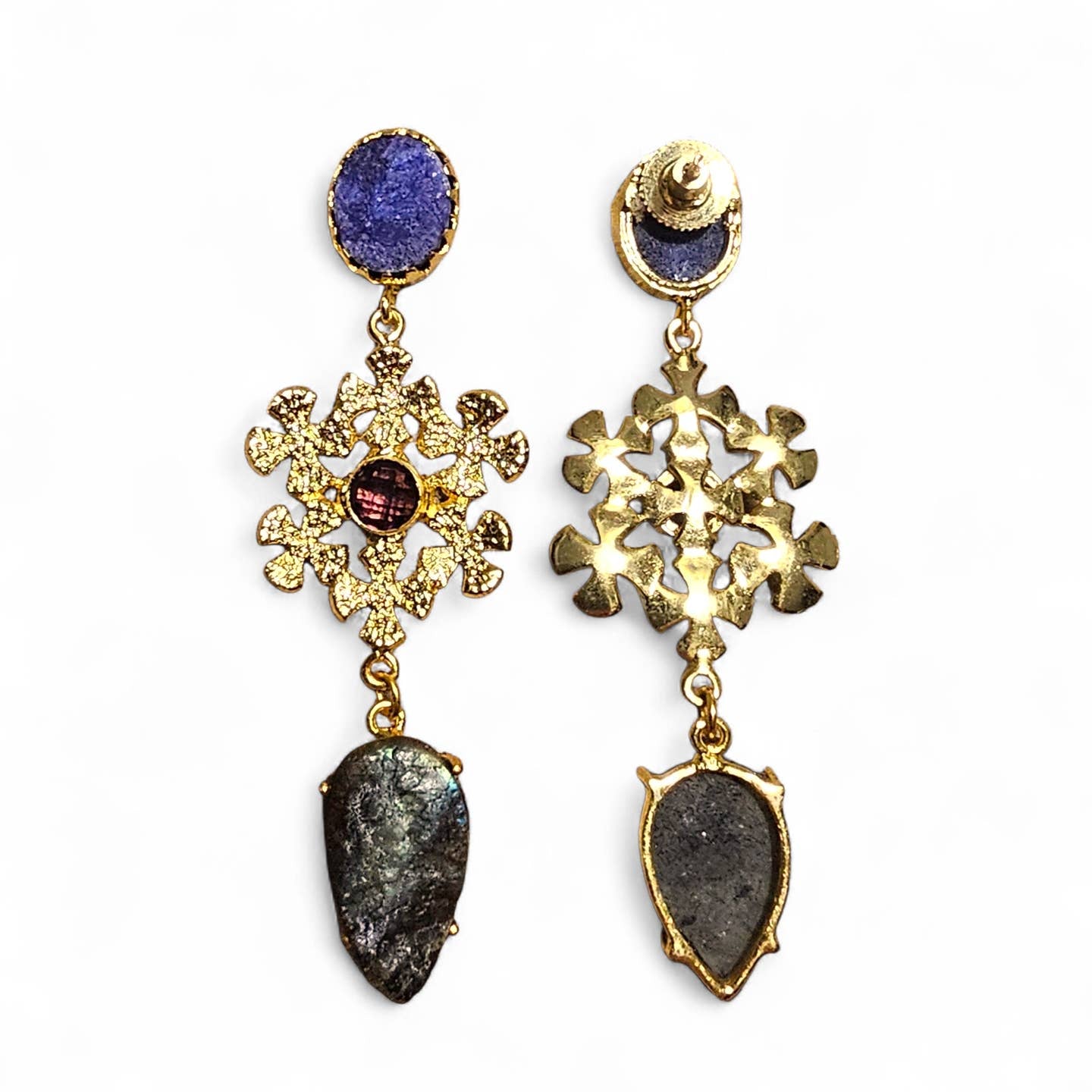 Collection Premium : Boucles d’oreilles - Pétale de pouvoir