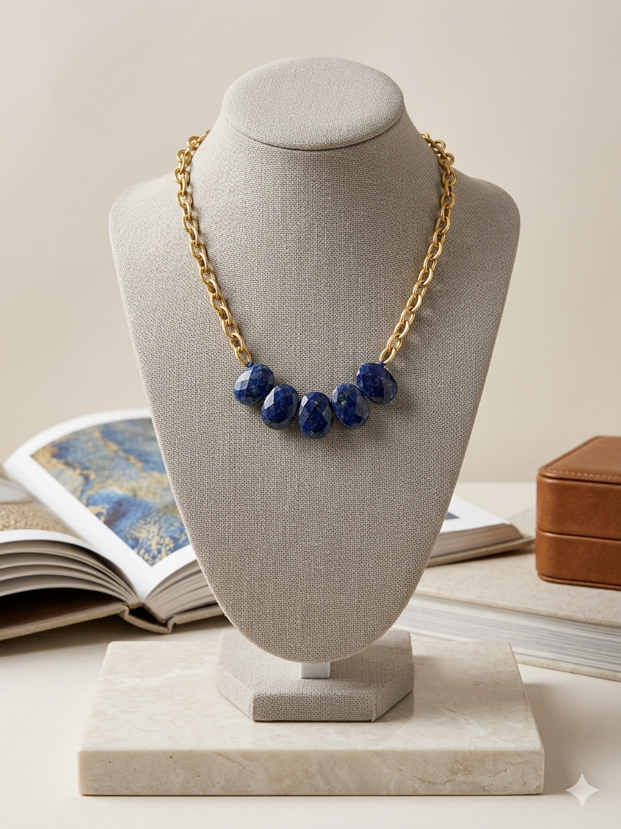 Collier Multi Lapis Lazuli