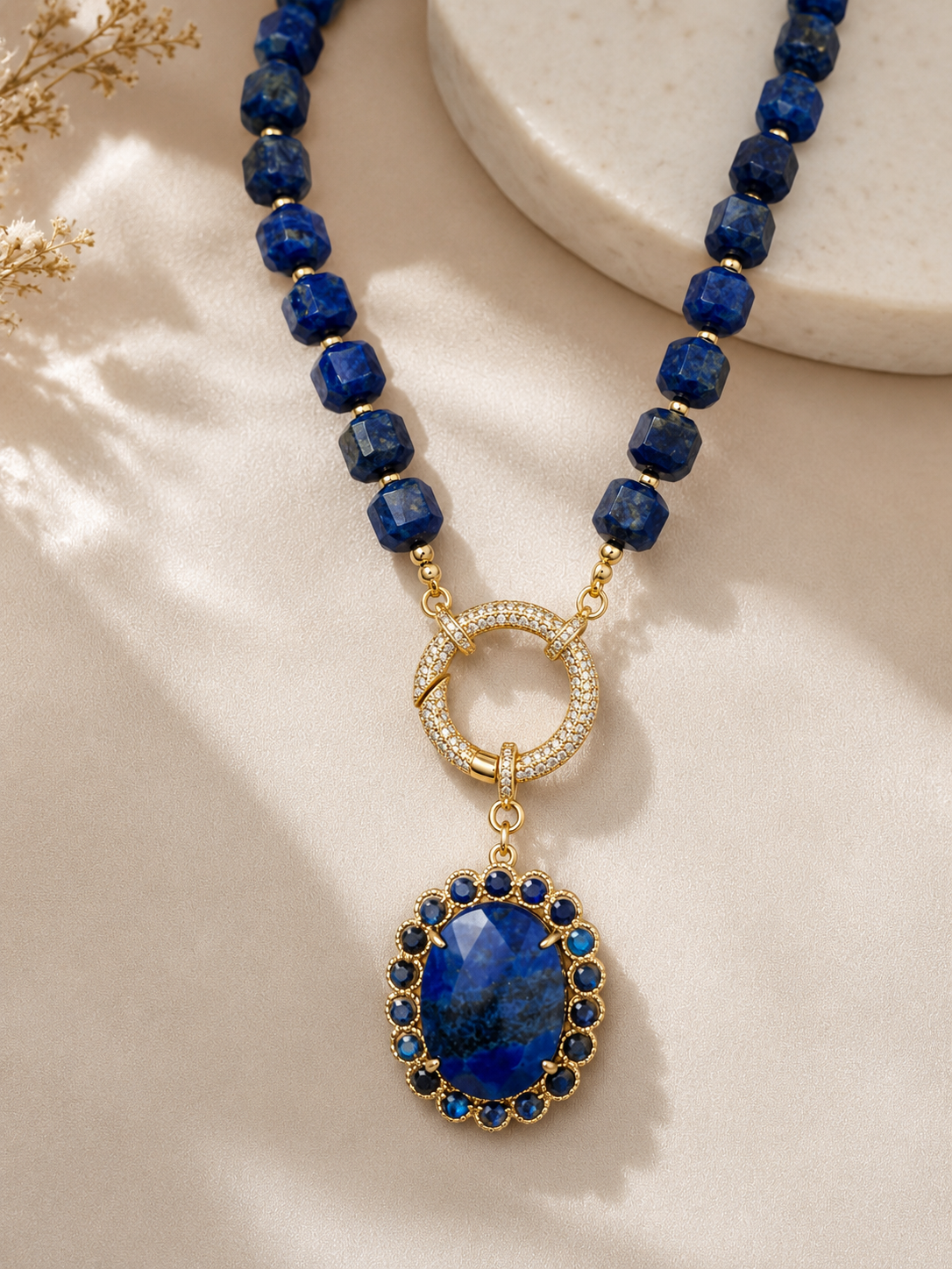 Collier Vibrant Lapis
