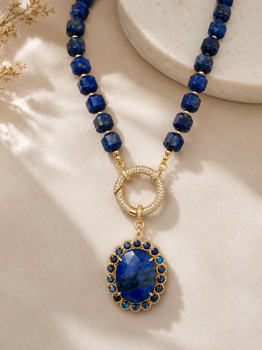 Collier Vibrant Lapis