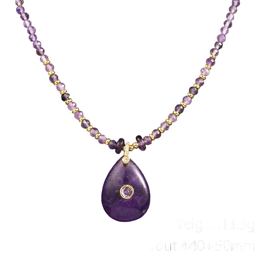Collier Olivia - Améthyste