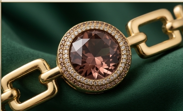 Bracelet manchette « Eclat du soir « 