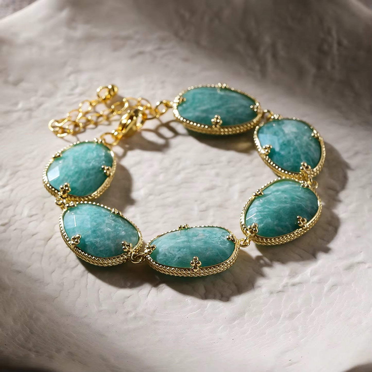 Bracelet Riviera - Pierre Amazonite