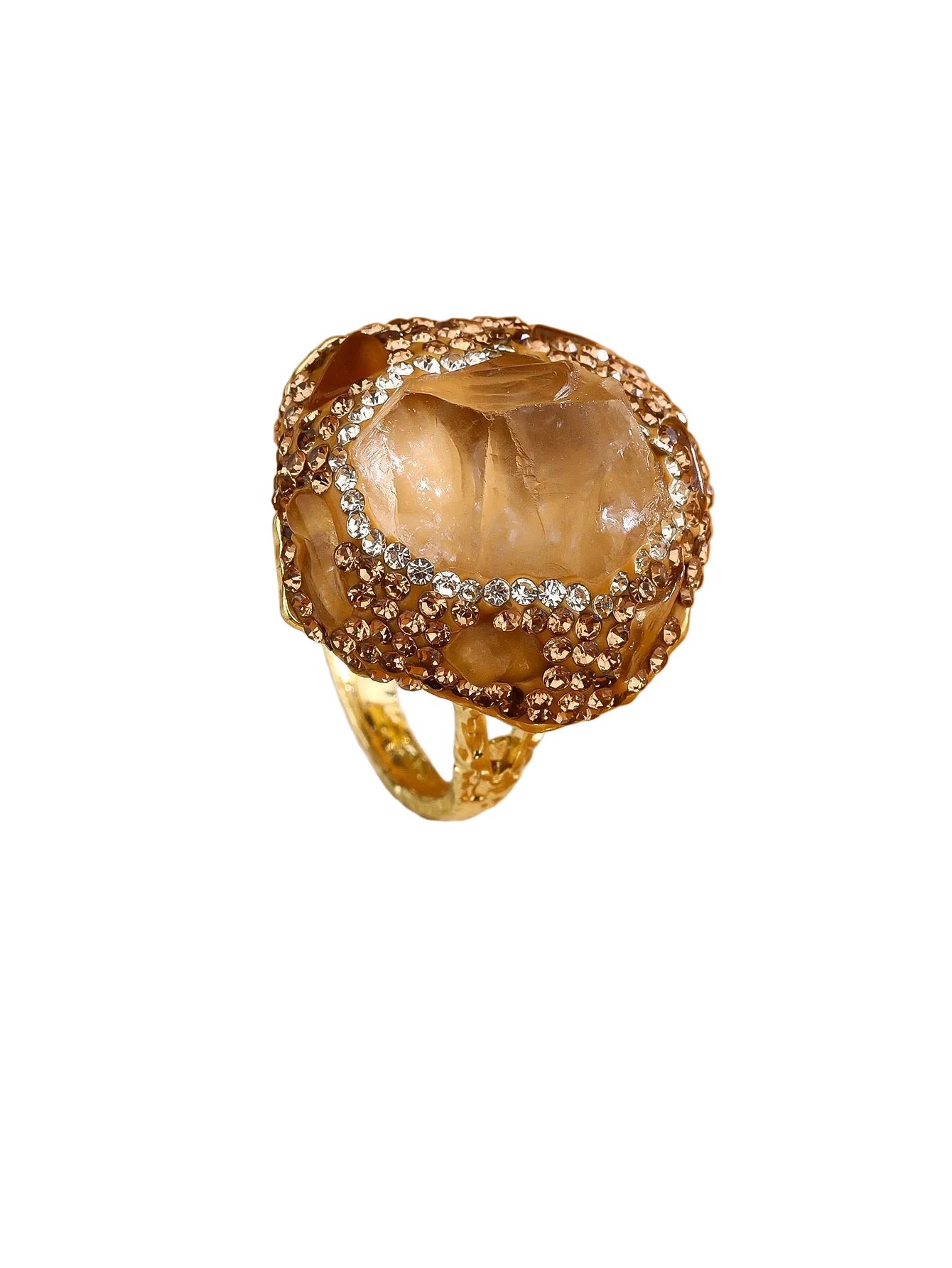 Bague Aquacitrine