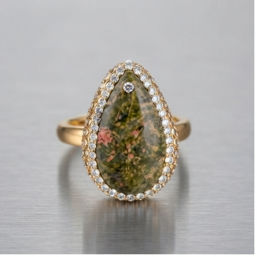 Bague Idole - Unakite