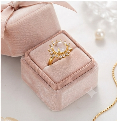 Bague Solaire Cristal de Roche