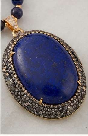 Sautoir Amanda - Lapis Lazuli
