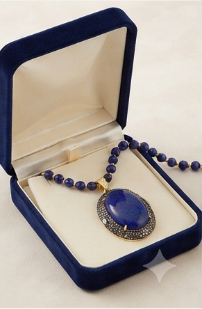Sautoir Amanda - Lapis Lazuli