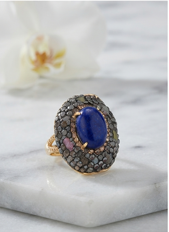 Bague Amanda- Lapis Lazuli