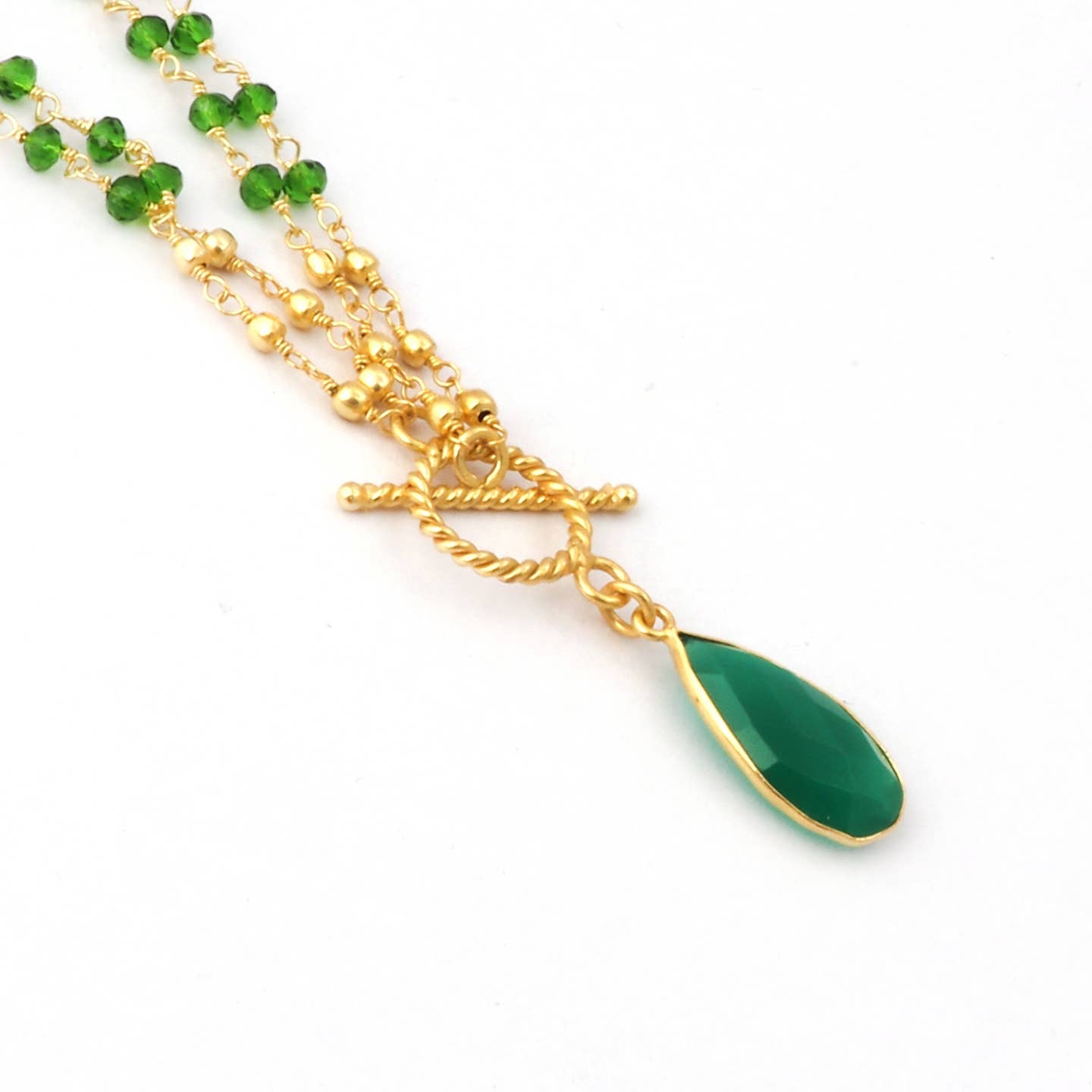 Collier Onyx Vert