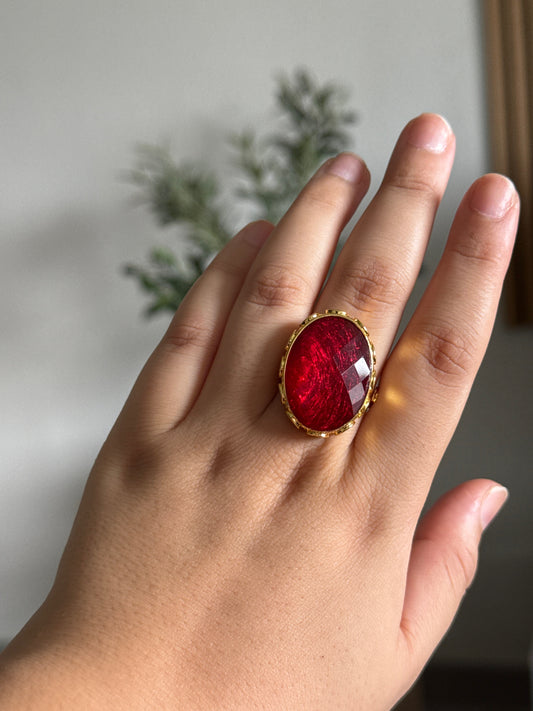 Bague Sophia - Rouge