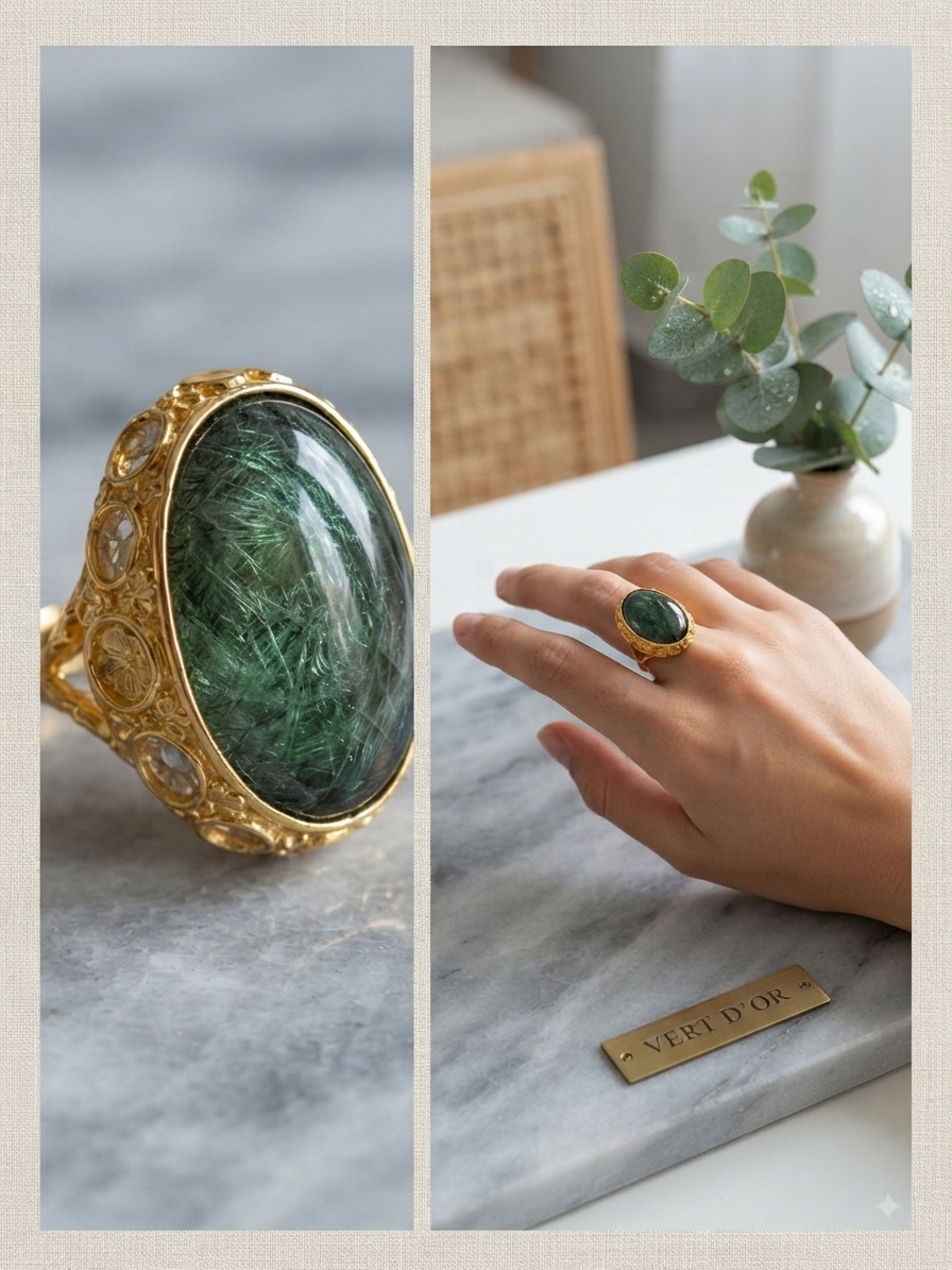 Bague Sophia - Verte
