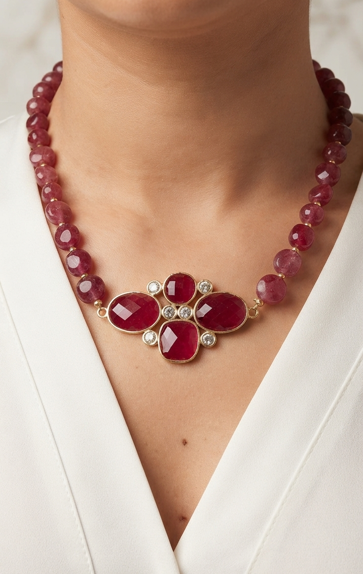 Collier Havana - Rubis