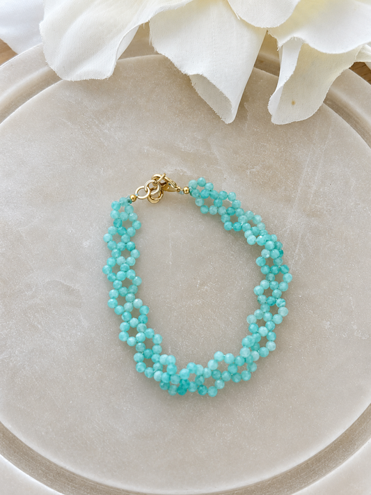 Bracelet Création Gaïa - Amazonite
