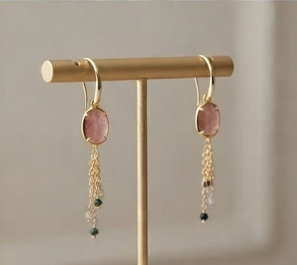 Boucles d’oreilles Création Karl