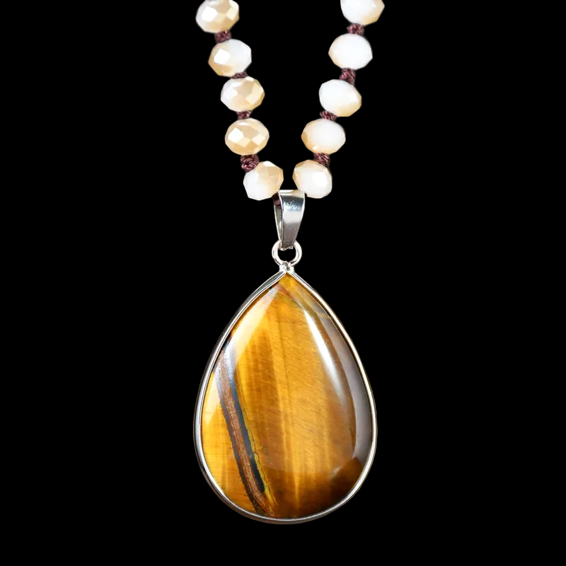 Sautoir Oeil De tigre – Sérénité & Confiance