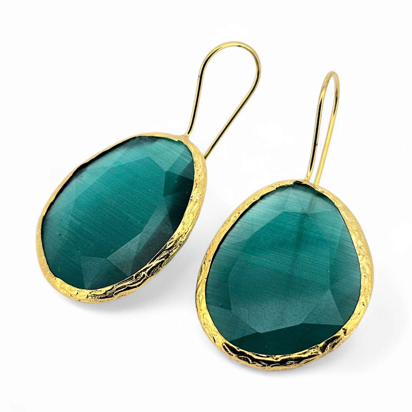 Boucle d'oreille Glowdrop, Grande Émeraude
