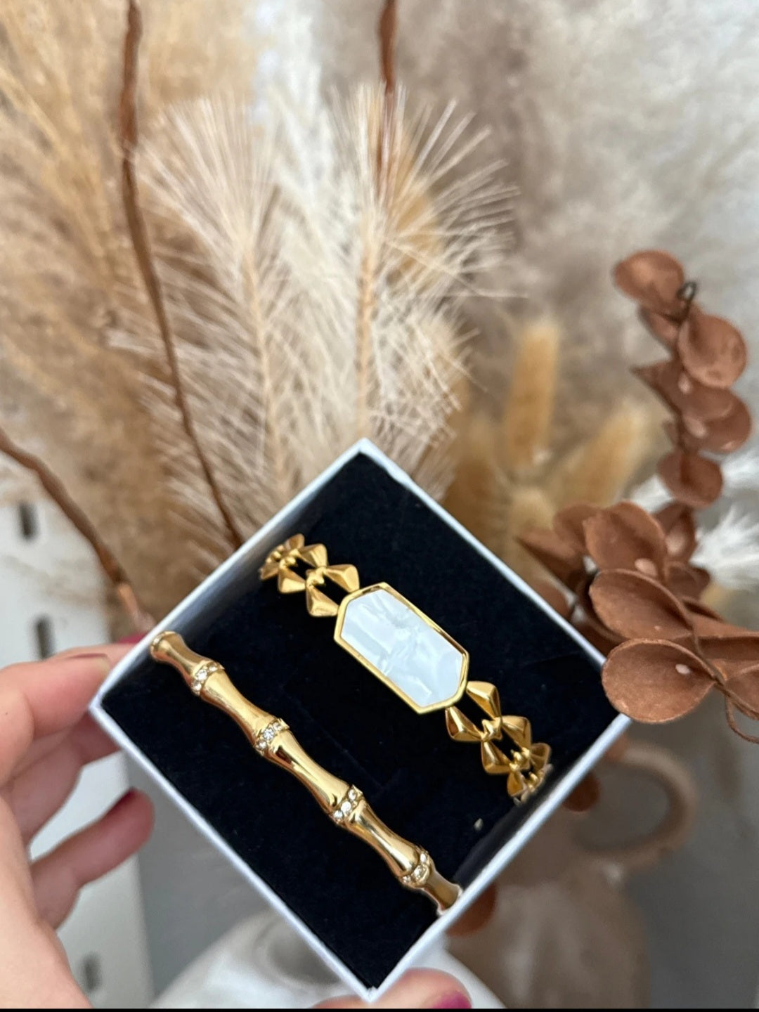 Lot de 2 bracelets Jonc