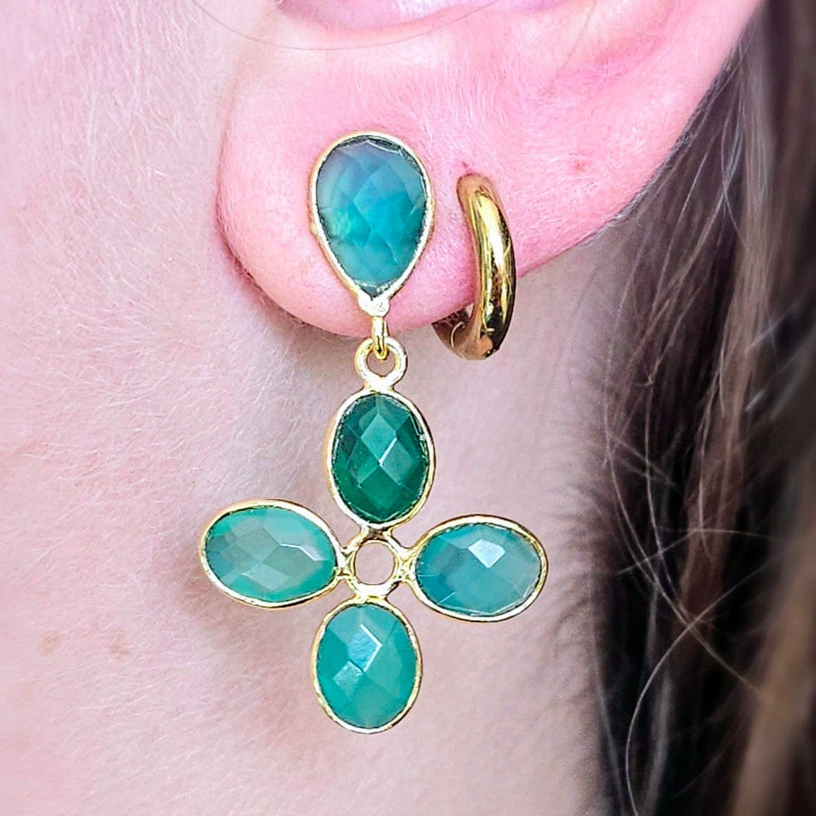 Boucles d'oreilles Viridia