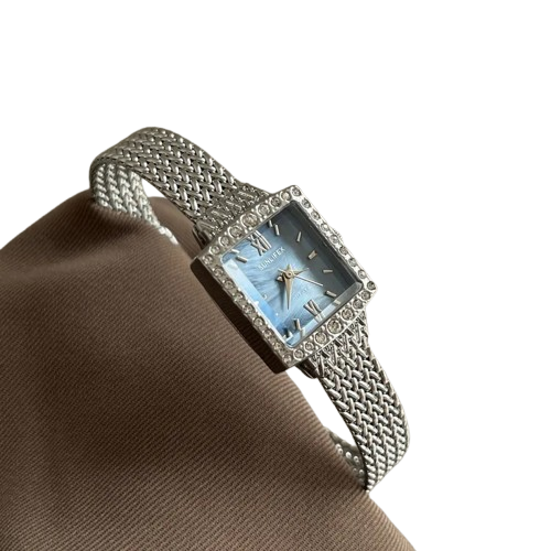 Montre Bleu Prestige- Argenté