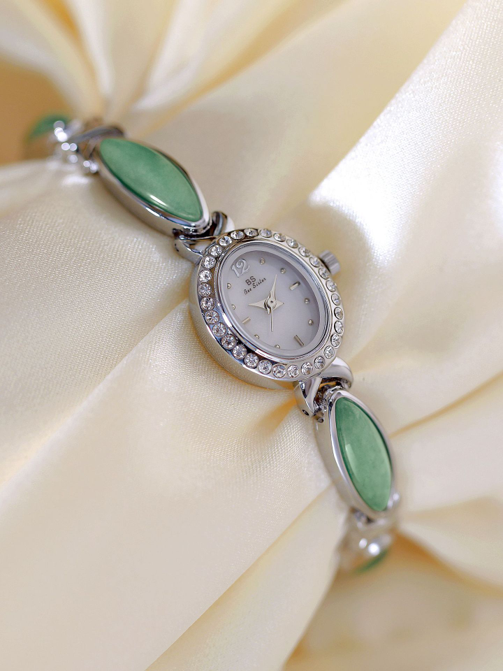 Montre Maraya - Jade Argenté